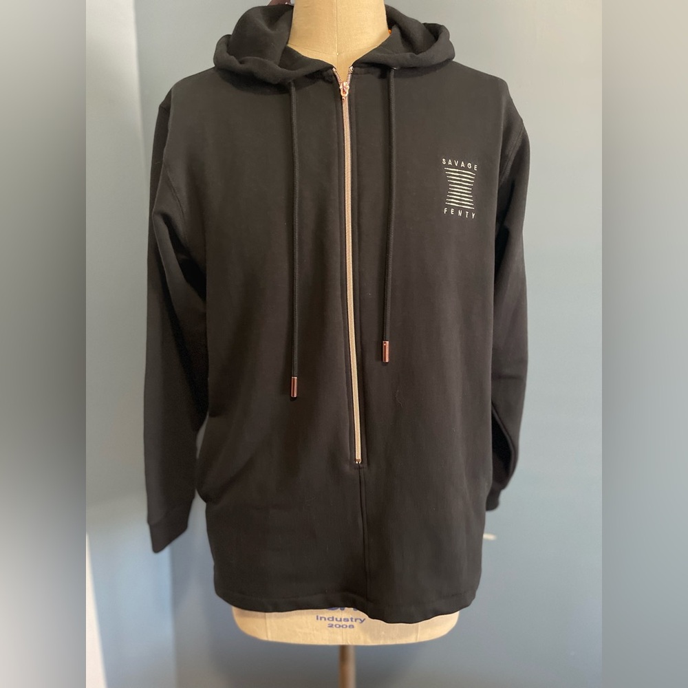 Savage Fenty Sweatshirt Zippered Hoodie -